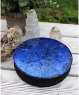 Jewelry Box, Keepsake Box, Round Hand Painted Box Acrylic Hand painted 5... - $607.98 MXN