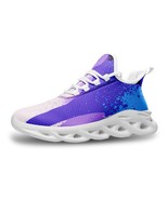 Vibe Nation Dripping Graffiti  Mesh Knit Sneakers - $79.98