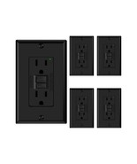 10 Pack ELEGRP 15 Amp GFCI Receptacle &amp; Wall Plates Black Tamper Resista... - $59.99