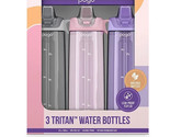 Pogo 32 oz Tritan Water Bottles,  Lilac, Pink Satin, Gray(3 pk.) - £16.99 GBP