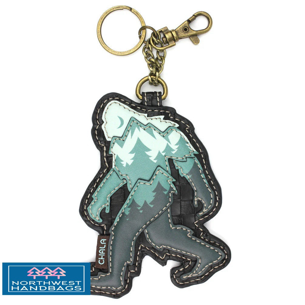 BIGFOOT SASQUATCH CHALA PAL KEY FOB COIN PURSE KEYCHAIN - $18.32