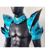 Burning Man Holographic Rave Laser Blue Dragon Scale Rave EDM Festival A... - $100.00