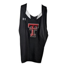 Texas Tech Track Singlet Tank Top Mens Size Large Compression Under Armour Black - £19.72 GBP