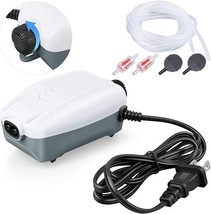 Aquarium Electric Ultra Quiet Oxygen Pump with Accessories for 20 to 100 Gallon - £20.22 GBP
