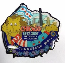 Tennessee Lions Club Lapel Pin MD 12 Lions Club Chicago Convention 2007 ... - £4.46 GBP
