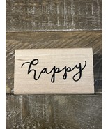 American Crafts Rubber Stamp Happy - $927.41 MXN