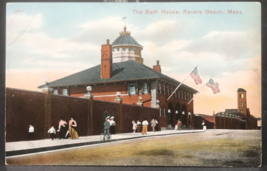 1910s The Bath House at Revere Beach MA Massachusetts Postcard Reichner Bros - £7.53 GBP