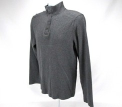 Banana Republic Pullover Knit Sweater Mens Sz M Gray Long Sleeve Apparel - $26.73