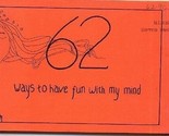 62 Ways to Have Fun With My Mind 1976 Creativity &amp; Thinking Skills - $24.82