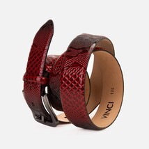 The Milano Red Leather Belt Limited Edition image 6