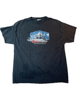 Vintage Coors Light Beer Silver Bullet T Shirt XL Black 90s 00s Rock Train - $25.00