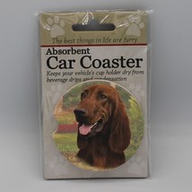 Super Absorbent Car Coaster - Dog - Irish Setter - £4.31 GBP