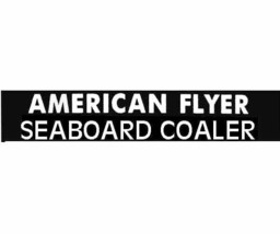 AMERICAN FLYER SEABOARD COALER Button SELF ADHESIVE STICKER S Gauge Trains - £3.16 GBP