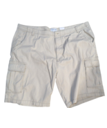 Saddlebred men 52x11 tan khaki cargo shorts cotton new - £13.26 GBP