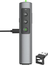 Rechargeable Green Laser Pointer For Laptop Powerpoint, Usb-A Usb-C Wire... - £41.04 GBP