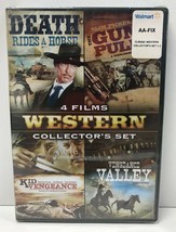 4 Western Films:Death Ride a Horse, Gun &amp; Pulpit, Kid Vengeance,Vengeance Valley - £7.08 GBP