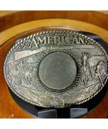 Rainy Mtn Design Oklahoma buckle solid brass American western design 3 3... - £27.73 GBP