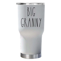 Funny Big Granny Tumbler 30oz With Lid Mother&#39;s Day Tumblers Xmas Gift For Mom - £24.07 GBP