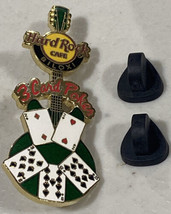 Hard Rock Cafe Pin Biloxi 3 Card Poker Guitar Pin LE 300 Pieces - £19.78 GBP