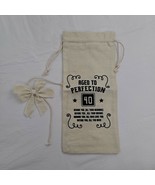 40th Birthday Wine Bag Gift Sack Aged To Perfection - £7.78 GBP