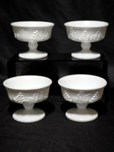Vintage INDIANA GLASS COLONY Champagne Or Dessert Cups HARVEST MILK - Se... - $13.18