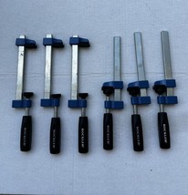 6 Lot x  5&quot; Rockler Clamp-It Bar Clamps  3/4” Throat Depth Excellent Condition - £30.75 GBP