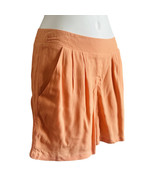 ANGL Pink Orange Peachy Keen Flowy Lined Shorts size S NEW Tags Pockets ... - $20.78 CAD