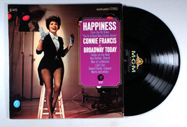 Connie Francis - Happiness: On Broadway (1967) Vinyl LP •PLAY-GRADED•  - $12.11