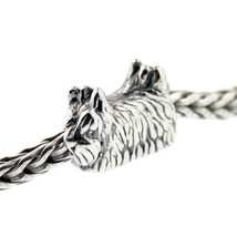 Authentic Trollbeads Sterling Silver 11244 Scottish Terrier - £14.98 GBP