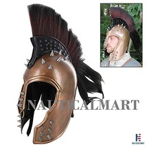 Punk Trojan Helmet Medieval Gladiator War Battle Helmet - LARP, Reenactment - £157.48 GBP