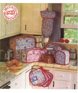 Kitchen Appliance Covers Seat Cushions Valance Curtains Placemat Sew Pat... - $11.99