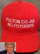 MAKE AMERICA GREAT AGAIN Parody Hat INMATE P01135809 Trump ARREST Cap FU... - £13.96 GBP