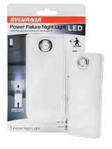 Sylvania Power Failure Rechargeable Motion Activated LED Indoor Night Light - £23.52 GBP