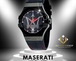 Montre à quartz en acier inoxydable pour homme avec cadran noir analogiq... - $159.53