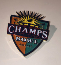 Champs Sport Bowl Orlando Shield Shape Multi-Color Lapel Pin W/ Gold Accents - £14.70 GBP