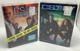 Lot Of 2 New Csi: Miami The First 1 Dvd &amp; Csi Ny First Season - $14.01