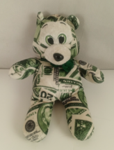 Rinco American Dollar Bear Plush USA Money Stuffed Toy 9&quot; - $9.69