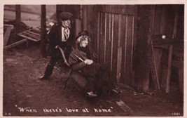 When There&#39;s Love At Home 1909 Real Photo RPPC Joplin to Sheldon MO Postcard C10 - £2.39 GBP