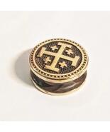 Brass Jerusalem Cross Bead — Paracord Bracelet Bead, Handmade EDC - $13.86