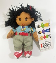 SAVE THE CHILDREN COLLECTION 1999 7 IN BEAN BAG DOLL - $110.44 MXN