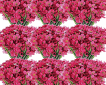 Violet Artificial Flowers, 100 Bundles UV Resistant Faux Flowers Outdoor... - $82.67
