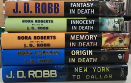 Nora Roberts (J D Robb) Hardcover Fantasy In Death Innocent In Death Memory  X5 - £19.46 GBP