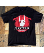 Scarlet Canary Flocker T-Shirt-Black-Hanes-M-Heavy Metal Graphic Tee-Roc... - $38.36 CAD