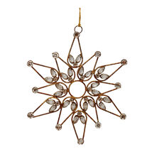 Bronze Jeweled Snowflake Ornament (Set of 4) - $1,103.67 MXN