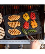 Lodge Grill Griddle Black Cast Iron Pre-Seasoned Reversible Oven Safe - $1,090.47 MXN