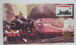 Locomotives Steam H E Harris, NM 1994Trains 1 of 5000 Letter FDC - $4.90