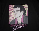 TeeFury Jurassic LARGE &quot;Chaos Theory&quot; Parody Shirt BLACK - £11.28 GBP