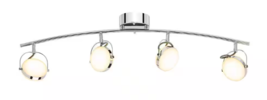 Alsy - Loren 2.8 ft. 4-Light Chrome Integrated LED Track Lighting Kit  2... - $44.54