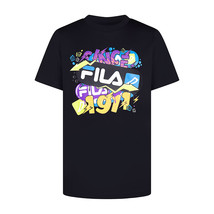 FILA Big Boys Crew Neck Short Sleeve Graphic T-Shirt Size Small(8) - £14.87 GBP