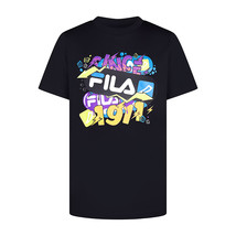 FILA Big Boys Crew Neck Short Sleeve Graphic T-Shirt Size Small(8) - £14.93 GBP